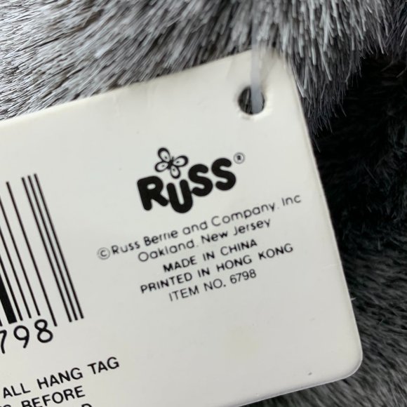 "Bouncy" by Russ Caress Soft Pets 8" plush Bunny - Picture 8 of 13